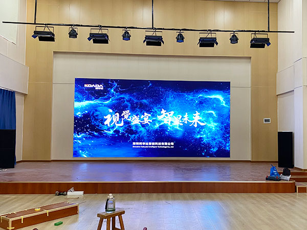 濟寧市唐口中心幼兒園應用柯華達P2室內全彩LED顯示屏